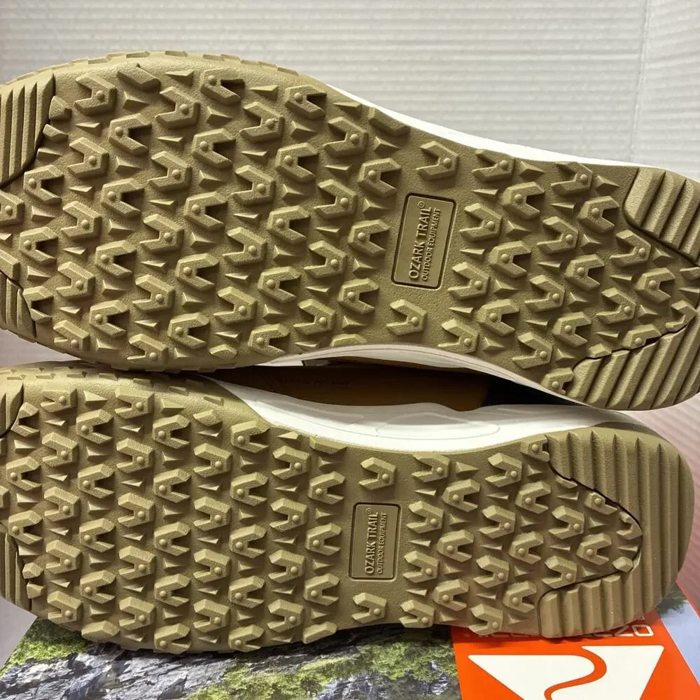 Ozark Trail Mens Size 11 Sport Hiker Shoes Waterproof Hiking Boots Wheat Leather